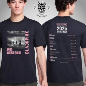 Blackpink 2025 World Tour Dates For Blink Two Sides Unisex T-Shirt