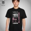 Blackpink 2025 World Tour Dates 4 Member Portrait Graphic For Blink Two Sides Unisex T-Shirt