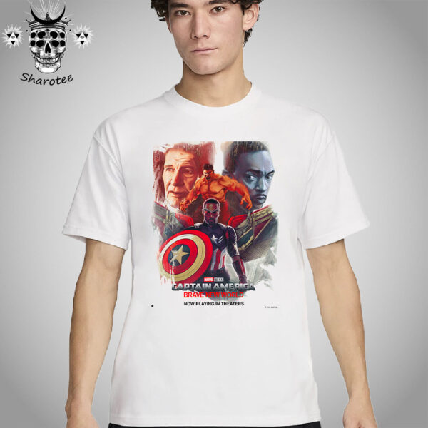 Captain America Brave New World Marvel Studios Inspired Art By AJFrena Unisex T-Shirt