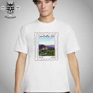 Coachella 2025 Desert Views Stamp Graphic Unisex T-Shirt