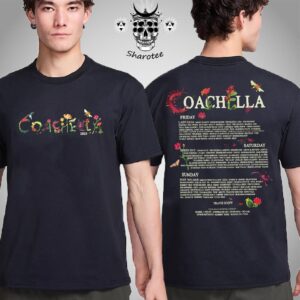 Coachella Desert Critters 2025 Lineup Graphic Two Sides Unisex T-Shirt