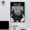 Denzel Curry Mischievous South Tour In Australia And New Zealand 2025 Tour Dates Wall Decor Poster Canvas