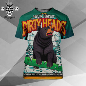 Dirty Heads Live In Concert At Dillon Amphitheater Dillon Colorado On June 28th 2025 All Over Print Shirt