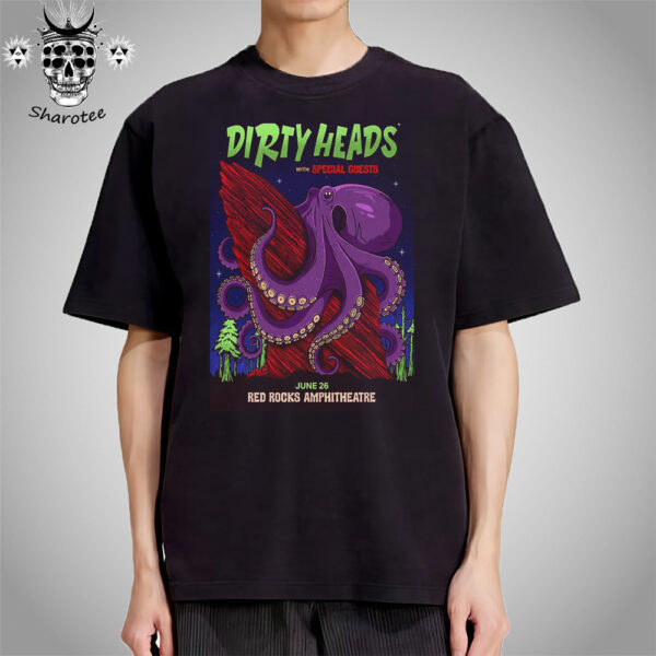 Dirty Heads Live In Concert At Red Rocks Amphitheatre Morrison Colorado On June 26th 2025 Unisex T-Shirt