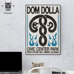 Dom Dolla Event At Civic Center Park Denver Colorado On May 9th 2025 Wall Decor Poster Canvas