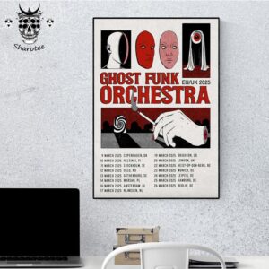 Ghost Funk Orchestra Europe And UK 2025 In March Tour Dates Wall Decor Poster Canvas