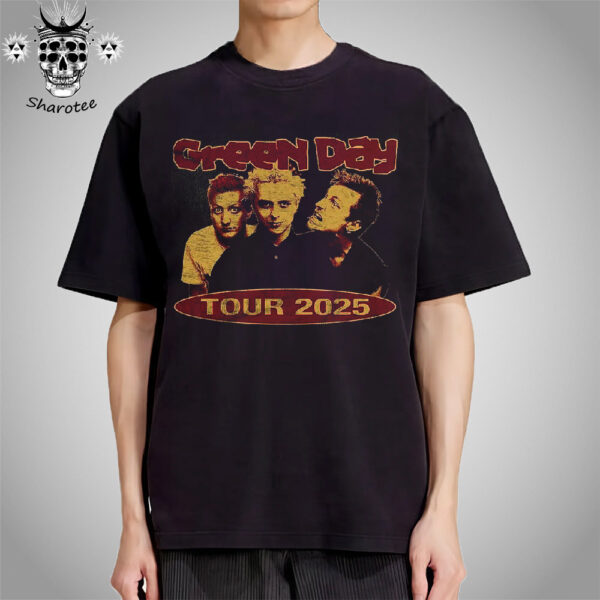 Green Day Asia And Australia Tour 2025 Portrait Graphic Unisex T-Shirt