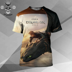 How To Train Your Dragon Live Action Film For Imax In Theater On June 13th 2025 All Over Print Shirt