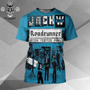 Jack White No Name Tour With Pinklids At Roadrunner Boston On February 17th And 25th 2025 All Over Print Shirt