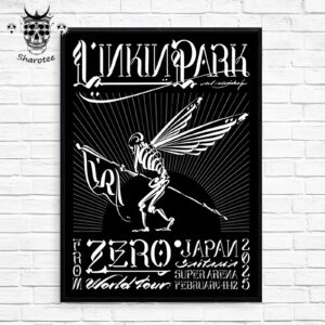 Linkin Park From Zero World Tour 2025 At Super Arena Saitama Japan On February 11th 2025 Wall Decor Poster Canvas