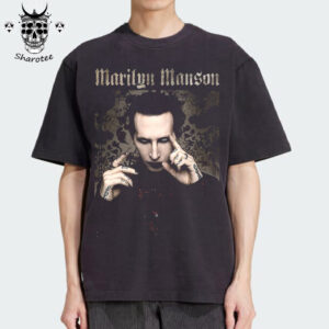 Marilyn Manson Pointing Gothic Rock Graphic Unisex T-Shirt