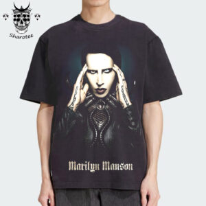 Marilyn Manson Psychic Horns Graphic Unisex T-Shirt