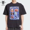 Megadeth Jumbo Vic Boxy Tee Washed Skull Vintage Unisex T-Shirt