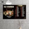 Old Dominion How Good Is That World Tour 2025 With Ernest And Special Guests Redferrin Wall Decor Poster Canvas