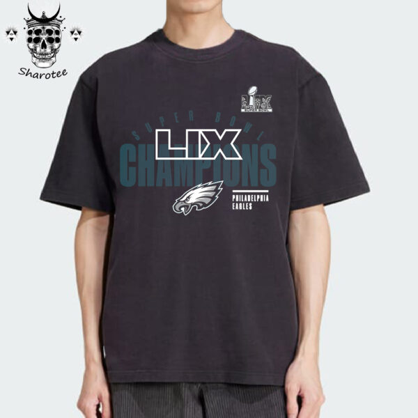 Philadelphia Eagles Super Bowl LIX Champions Legacy Iconic Victory Fanatics Unisex T-Shirt