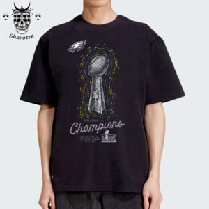 Philadelphia Eagles Super Bowl LIX Champions Lombardi Trophy Unisex T-Shirt