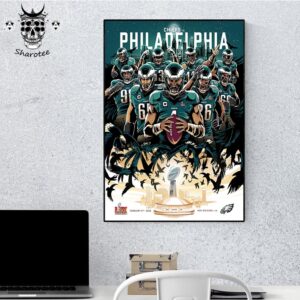 Philadelphia Eagles Vs Kansas City Chiefs Super Bowl LIX In New Orleans Louisiana On February 9th 2025 Wall Decor Poster Canvas