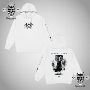 Sleep Token Granite White All Over Print Hoodie