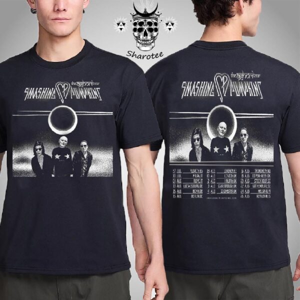 Smashing Pumpkins The Aghori Tour 2025 In Summer Tour Dates List Two Sides Unisex T-Shirt