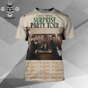 Sturniolo Triplets Surprise Party Tour 2025 Graphic All Over Print Shirt