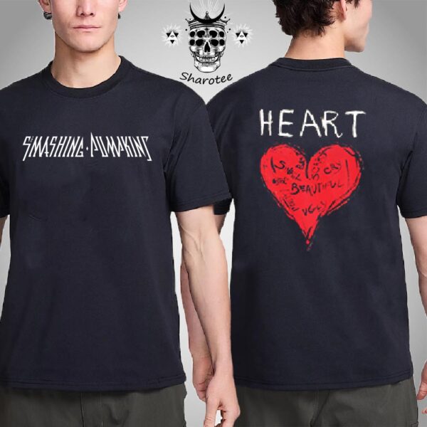 The Smashing Pumpkins Heart Valentine’s Day 2025 Collection Two Sides Unisex T-Shirt