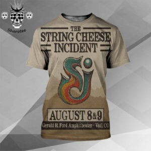 The String Cheese Incident Concert At Gerald R Ford Amphitheater Vail Colorado On August 8th And 9th 2025 All Over Print Shirt