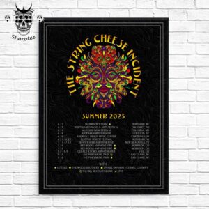 The String Cheese Incident Summer Tour 2025 With Some Special Guests Wall Decor Poster Canvas