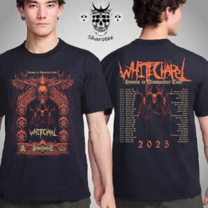 Whitechapel Hymns In Dissonance Tour 2025 Tour Dates Two Sides Unisex T-Shirt