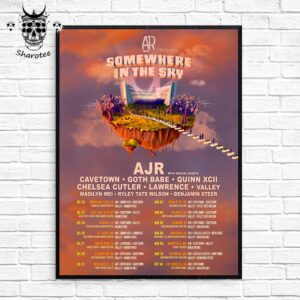 AJR Brothers Somewhere In The Sky Tour With Some Special Quests Tour Dates Wall Decor Poster Canvas