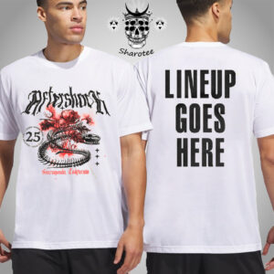 Aftershock Festival 2025 From October 2nd To October 5th 2025 Lineup Goes Here Two Sided Unisex T-Shirt