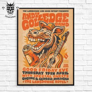 Andy Golledge Concert At The Lansdowne Hotel Sydney Australia On April 17th 2025 Wall Decor Poster Canvas