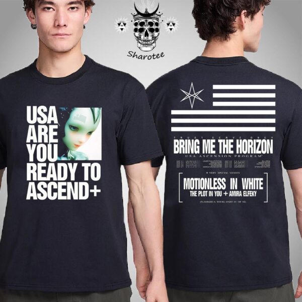 Bring Me The Horizon USA Ascension Program North America Tour 2025 Two Sides Unisex T-Shirt