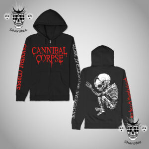 Cannibal Corpse Butchered At Birth Fetus Horror Graphic Zip Up Hoodie