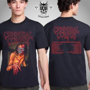 Cannibal Corpse Head Wound 2025 North American Tour Two Sided Unisex T-Shirt