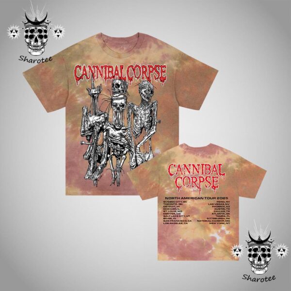 Cannibal Corpse Impalement 2025 North American Tour Dates Unisex T-Shirt