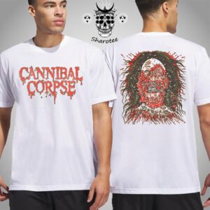 Cannibal Corpse Logo Face Rot Graphic Two Sided Unisex T-Shirt