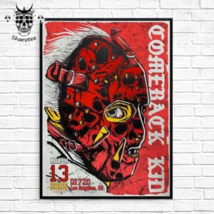 Comeback Kid Live At 1720 In Los Angeles California On March 13th 2025 Wall Decor Poster Canvas