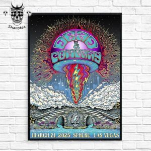 Dead And Company Concert Sphere In Las Vegas Nevada On March 21st 2025 Wall Decor Poster Canvas