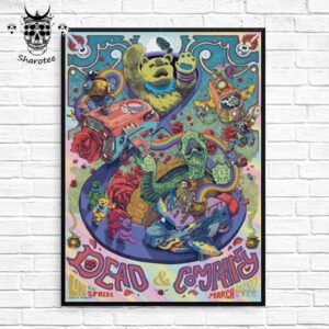 Dead And Company Live At Sphere Las Vegas Nevada From March 20th To 22nd 2025 Wall Decor Poster Canvas