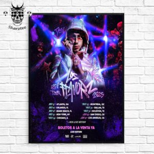 Del V Los Flavorz USA Tour In May And June Wall Decor Poster Canvas