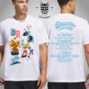 Dreamville Festival 25 Fifth And Final Basketball Mocha Line Up Graphic Two Sided Unisex T-Shirt