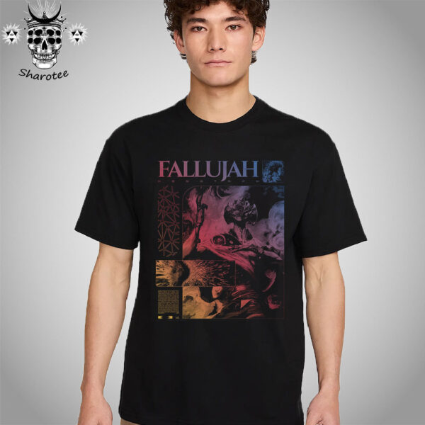 Fallujah Kenotaph Kaleidoscopic Waves  Graphic Unisex T-Shirt