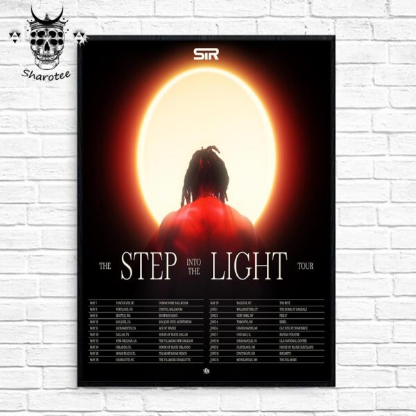 Inglewood SIR The Step Into The Light 2025 Tour Dates Wall Decor Poster Canvas