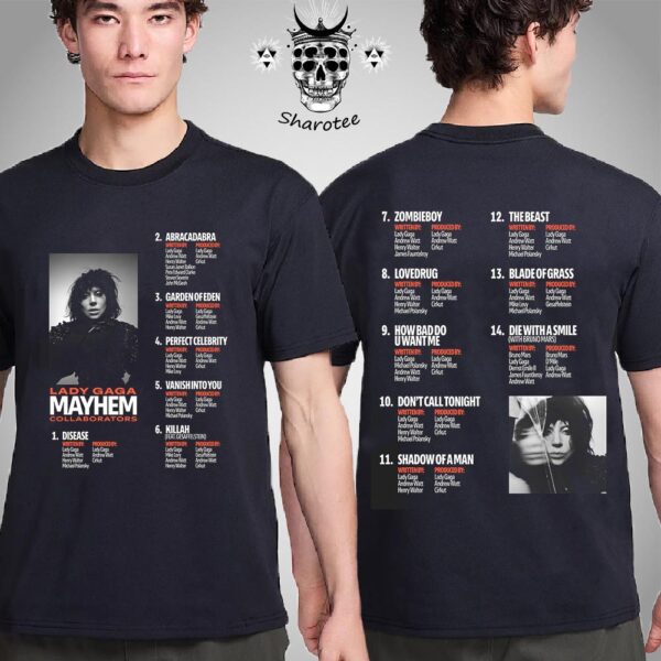 Lady Gaga Mayhem And The Team Behind Her Grand Return To Dark Pop Two Sided Unisex T-Shirt