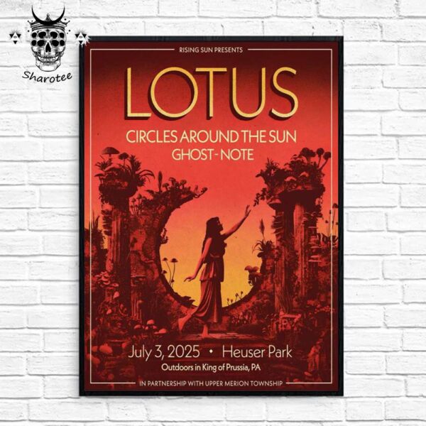 Lotus Tour At Heuser Park King Of Prussia Pennsylvania On July 3rd 2025 Wall Decor Poster Canvas