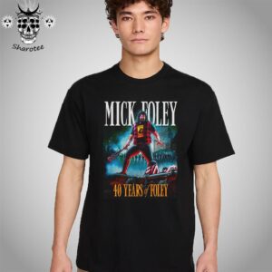 Mick Foley 2025 Tour 40 Years Of Foley Graphic Unisex T-Shirt