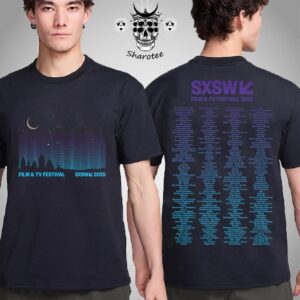 SXSW Festival 2025 Film And TV Tee The Official Lineup Of Films And TV Two Sides Unisex T-Shirt