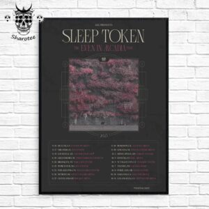 Sleep Token The Even In Arcadia 2025 Tour Dates In September And October Wall Decor Poster Canvas