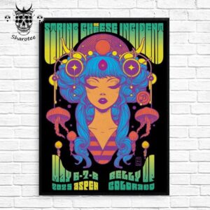 The String Cheses Incident Lives At Belly Up Aspen Colorado From May 6th To 8th 2025 Wall Decor Poster Canvas