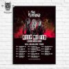 Kat Von D EU And UK Tour 2025 With Special Guests Leafar Seyer Tour Dates Wall Decor Poster Canvas